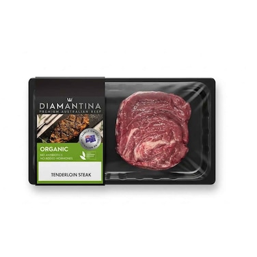 Australian Organic Beef Tenderloin Steak 200gr