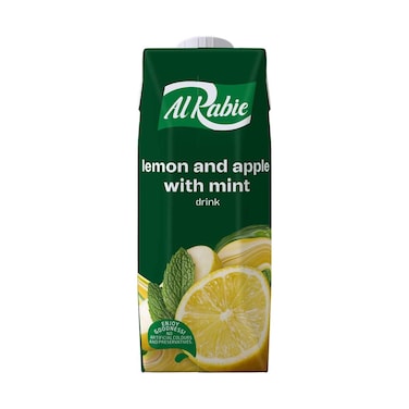 Al Rabie Exotic Lemon &amp; Apple Mint Juice 330ml