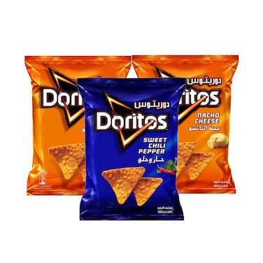 Doritos Tortilla Chips Assorted 90gx3 Pieces