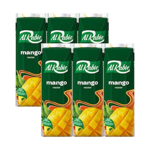 Al Rabie Prisma Assorted 330mlx6 Pieces