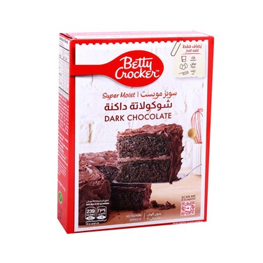 Betty Crocker Super Moist Dark Chocolate Cake Mix 510gr