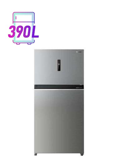 توشيبا ثلاجة سعة 13.8 قدم مكعب، فريزر سعة 5.8 قدم مكعب، أوريجين، تعمل بتقنية العاكس، لون فضي، قدرة 365 كيلو واط، موديل GR-RT735WE-PMU(49) فضي (غير شامل التركيب)