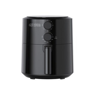 GS General Supreme GSAF50MM Air Fryer, 4.7L, Manual Control, 1550W, GSAF50MM, Black