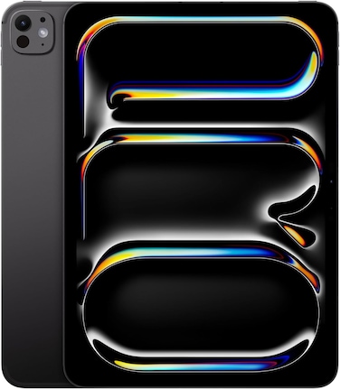 Apple iPad Pro 11-Inch (M4): Built For Apple Intelligence, Ultra Retina XDR Display, 256GB, 12MP Front/Back Camera, LiDAR Scanner, Wi-Fi 6E + 5G Cellular, All-Day Battery Life - Space Black