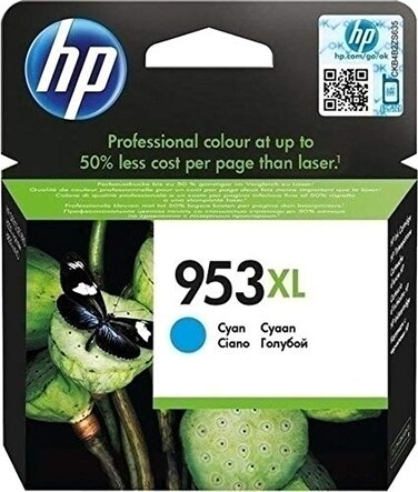 HP 953XL Cyan Original Ink Cartridge (F6U16AE)