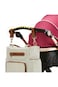 Little Story diaper bag set of 6 with hooks - Ivory