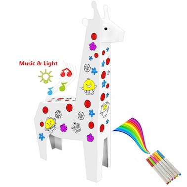 زرافة تلوين خربشات تلوين إيزي كيدز DIY