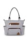 Little Story diaper bag set of 6 with hooks - Black