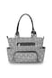 Little Story diaper bag set of 6 with hooks - Melange Grey