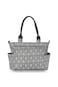 Little Story diaper bag set of 6 with hooks - Melange Grey