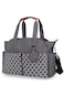 Little Story Signature Diaper Bag - Grey