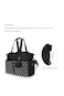 Little Story Signature Diaper Bag - Black