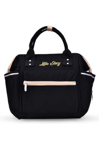 Little Story Ace Diaper Bag - Black