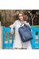 SUNVENO Diaper Bag - Nova Blue + Stroller Hooks