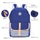 Eazy Kids Classic School Bag - Blue