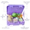 Eazy Kids Bento Boxes wt Insulated Lunch Bag Combo - Unicorn Purple