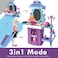 Little Story Role Play Beautician / Salon / Beauty Parlor Toy Set Luggage Case (39 Pcs) With Doll - Purple, 3 - In - 1 Mode