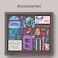 Little Story Role Play Beautician / Salon / Beauty Parlor Toy Set Luggage Case (39 Pcs) With Doll - Purple, 3 - In - 1 Mode