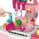 Little Story Role Play Chef / Kitchen / Restaurant Toy Set School Bag (34 Pcs) - Pink, 2 - In - 1 Mode