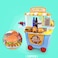 Little Story Role Play BBQ Station / Food Cart (33 Pcs) - Blue