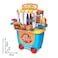 Little Story Role Play BBQ Station / Food Cart (33 Pcs) - Blue