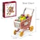 Little Story Role Play Market Shopping Cart Toy Set (56 Pcs) - Pink