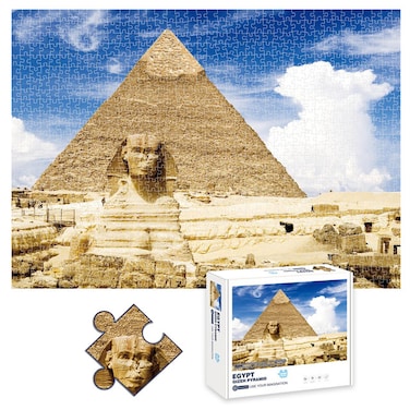Little Story Jigsaw Puzzle Educational &amp; Fun Game (The Great Pyramid of Giza, Egypt) - 1000 pcs
