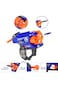 Little Story Kids Manual Bullet Gun wt 10pcs Soft Bullets - Blue