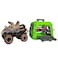 Little Story - Kids Toy Pull Back Dinosaur wt Cage - Brown