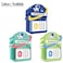 Little Story - lovely Piggy Bank wt Fingerprint Lock &amp; Music - Astronaut Green