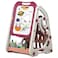 Little Story - Double Sided Multifunctional Magnetic Drawing / Learning Board wt Book Shelf - Pink