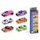 Little Story Alloy Sliding Pickup Toy Truck (6 Pcs) - Multicolor