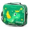 Eazy Kids Lunch Box and Water Bottle With Bag - Dino Green