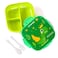 Eazy Kids Lunch Box and Water Bottle With Bag - Dino Green