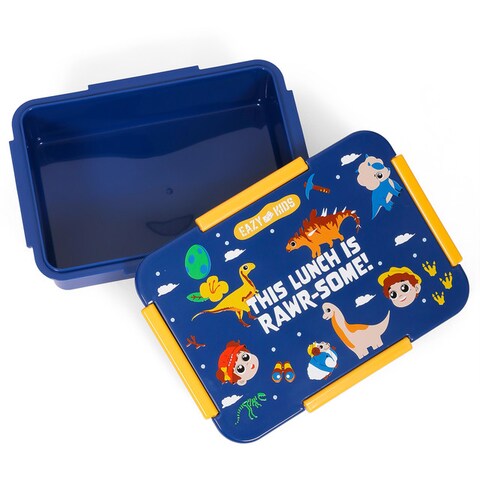Eazy Kids Lunch Bag and Activity Backpack Set of 3 Dinosaur - Blue