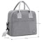 Eazy Kids Unicorn Purple 6 Compartment Bento Lunch Box w / Lunch Bag - Grey