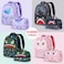 Nohoo Kids 16 Inch School Bag with Lunch Bag Combo Shark - Grey