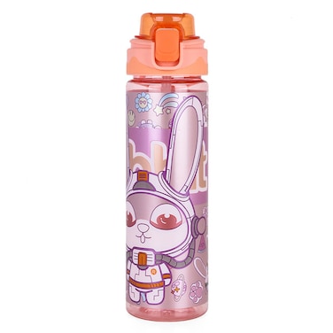 Nova Kids Water Bottle 700ml with Straw- Orange