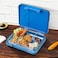 Eazy Kids 6 &amp; 4 Convertible Bento Lunch Box - Glitter Blue