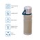 HYDROBREW Insulated 650ml Vacuum Flask w/ 2x 150ml Cup-Ivory