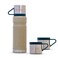 HYDROBREW Insulated 650ml Vacuum Flask w/ 2x 150ml Cup-Ivory