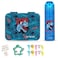 Eazy Kids 6 &amp; 4 Convertible Bento Lunch Box with Stainless Steel 640ml Water Bottle and Sandwich Cutter Set - TREX Blue
