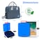 Eazy Kids Jumbo Bento Lunch Box w/ Lunch Bag and Thermos &amp; Dip Jar- Blue