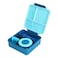 Eazy Kids Jumbo Bento Lunch Box w/ Blue Lunch Bag , Food Jar and Cutlery - Blue