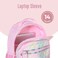 Eazy Kids 17" Set of 3 Backpack w/ Lunch Bag and Pencil Case - Sugar Pop Pink