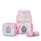 Eazy Kids 17" Set of 3 Backpack w/ Lunch Bag and Pencil Case - Sugar Pop Pink