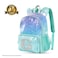 Eazy Kids 17" Set of 3 Backpack w/ Lunch Bag and Pencil Case - Girl Glitter Green