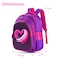 Eazy Kids School Bag 16"- Love &amp; Hugs Purple