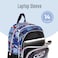 Eazy Kids 18" Set of 3 Backpack w/ Lunch Bag and Pencil Case - Car Racing