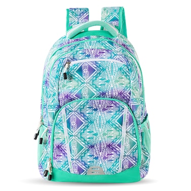 Eazy Kids 18" School Bag - Geometrical Green